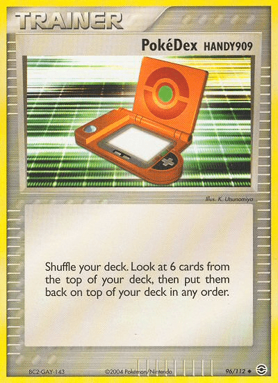 PokeDex HANDY909 (96/112) [EX: FireRed & LeafGreen] Pokemon Single Pokémon  | Multizone: Comics And Games