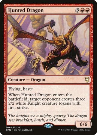 Hunted Dragon [Commander Anthology Volume II] MTG Single Magic: The Gathering  | Multizone: Comics And Games