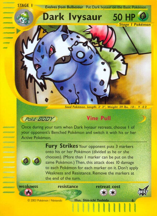 Dark Ivysaur (6) [Best of Promos] Pokemon Single Pokémon  | Multizone: Comics And Games