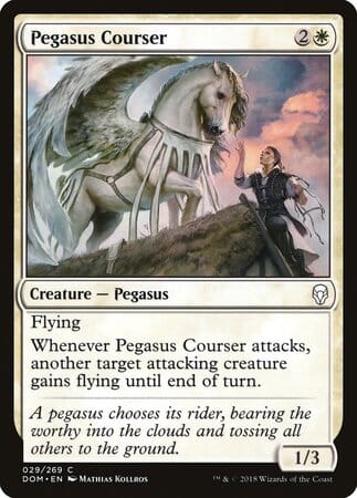 Pegasus Courser [Dominaria] MTG Single Magic: The Gathering  | Multizone: Comics And Games