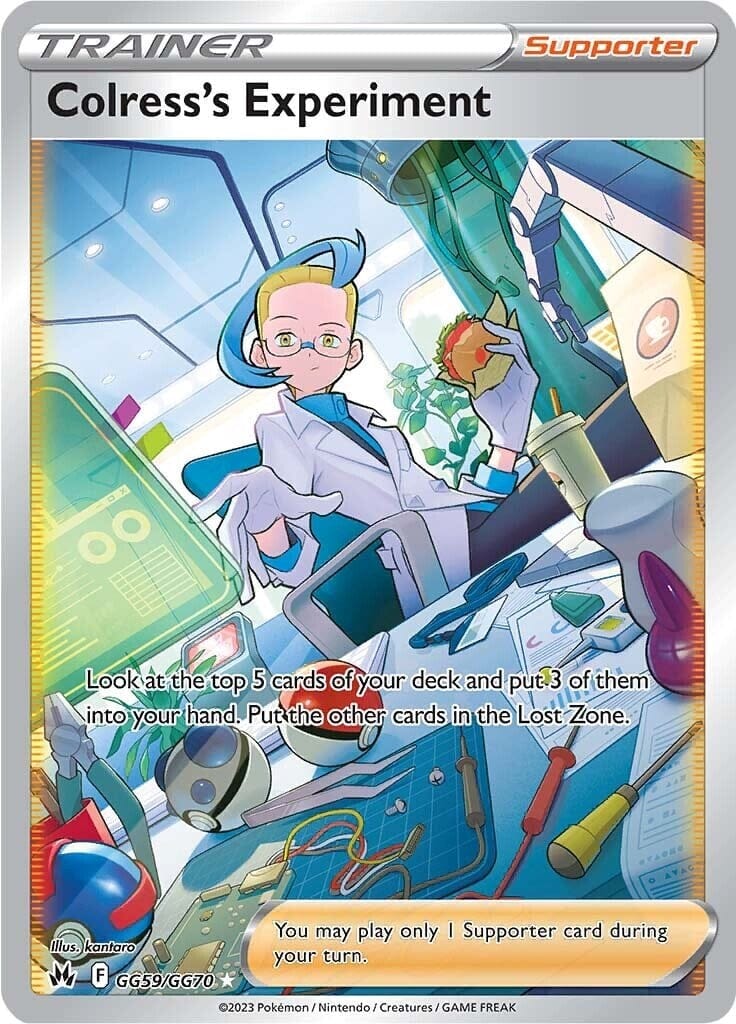 Colress's Experiment (GG59/GG70) [Sword & Shield: Crown Zenith] Pokemon Single Pokémon  | Multizone: Comics And Games