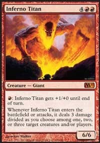 Inferno Titan [Magic 2011] MTG Single Magic: The Gathering  | Multizone: Comics And Games