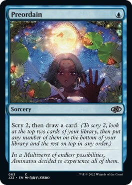Preordain [Jumpstart 2022] MTG Single Magic: The Gathering  | Multizone: Comics And Games
