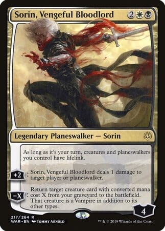 Sorin, Vengeful Bloodlord [War of the Spark] MTG Single Magic: The Gathering  | Multizone: Comics And Games