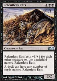 Relentless Rats [Magic 2011] MTG Single Magic: The Gathering  | Multizone: Comics And Games