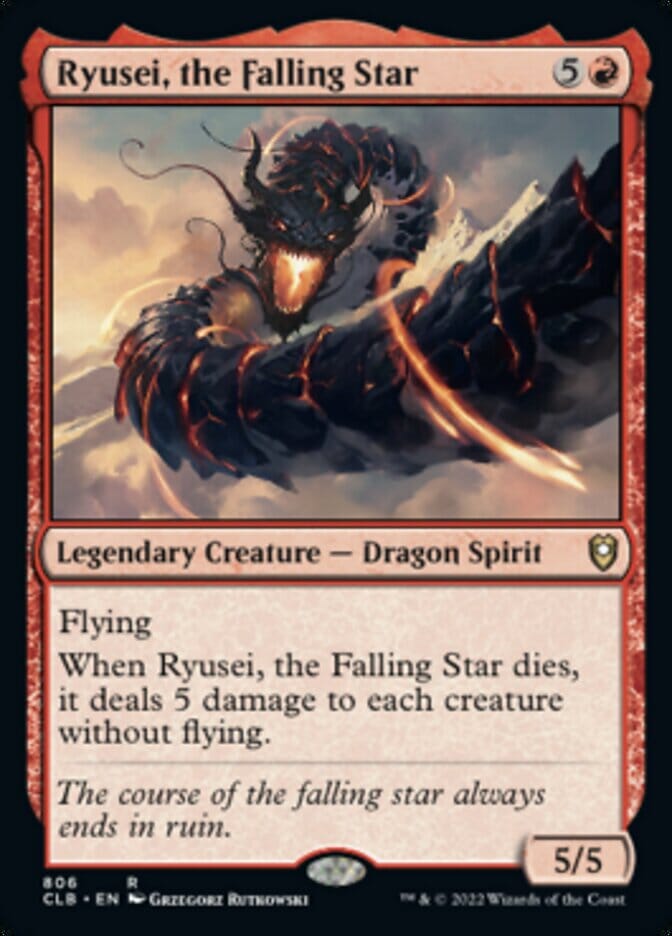 Ryusei, the Falling Star [Commander Legends: Battle for Baldur's Gate] MTG Single Magic: The Gathering  | Multizone: Comics And Games