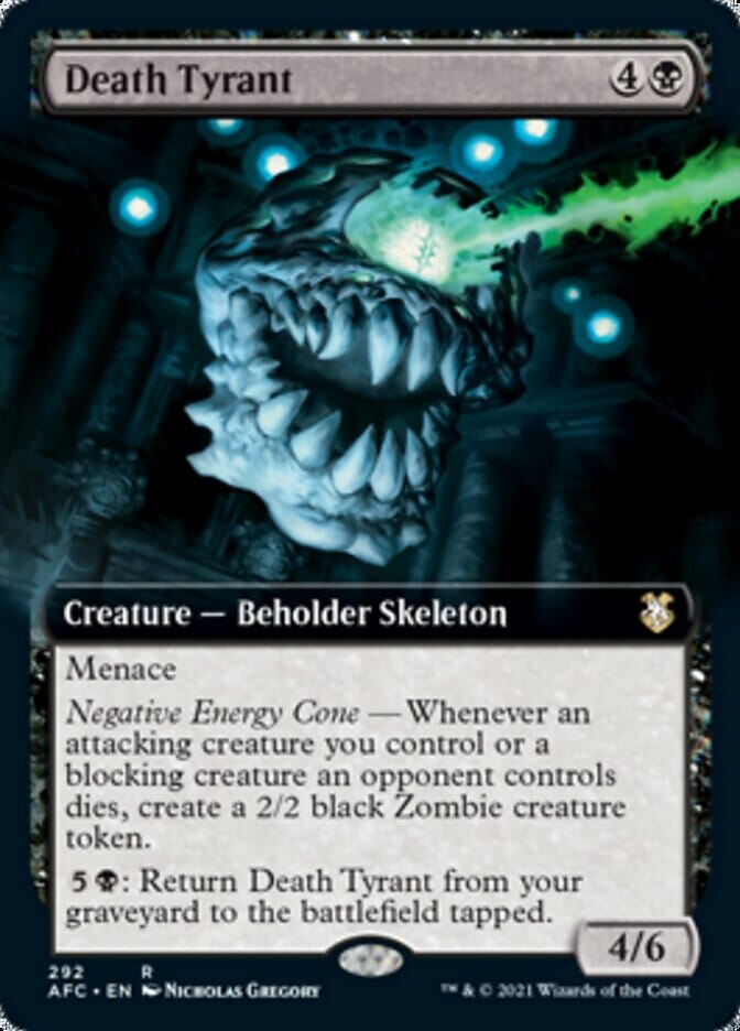 Death Tyrant (Extended) [Dungeons & Dragons: Adventures in the Forgotten Realms Commander] MTG Single Magic: The Gathering  | Multizone: Comics And Games