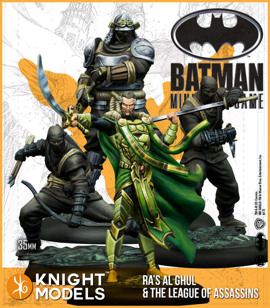 Ras Al Ghul & the League of Assassins (Resin) Batman Miniature Game Knight Models  | Multizone: Comics And Games