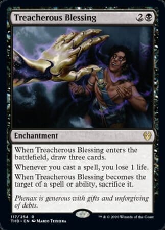 Treacherous Blessing [Theros Beyond Death] MTG Single Magic: The Gathering  | Multizone: Comics And Games