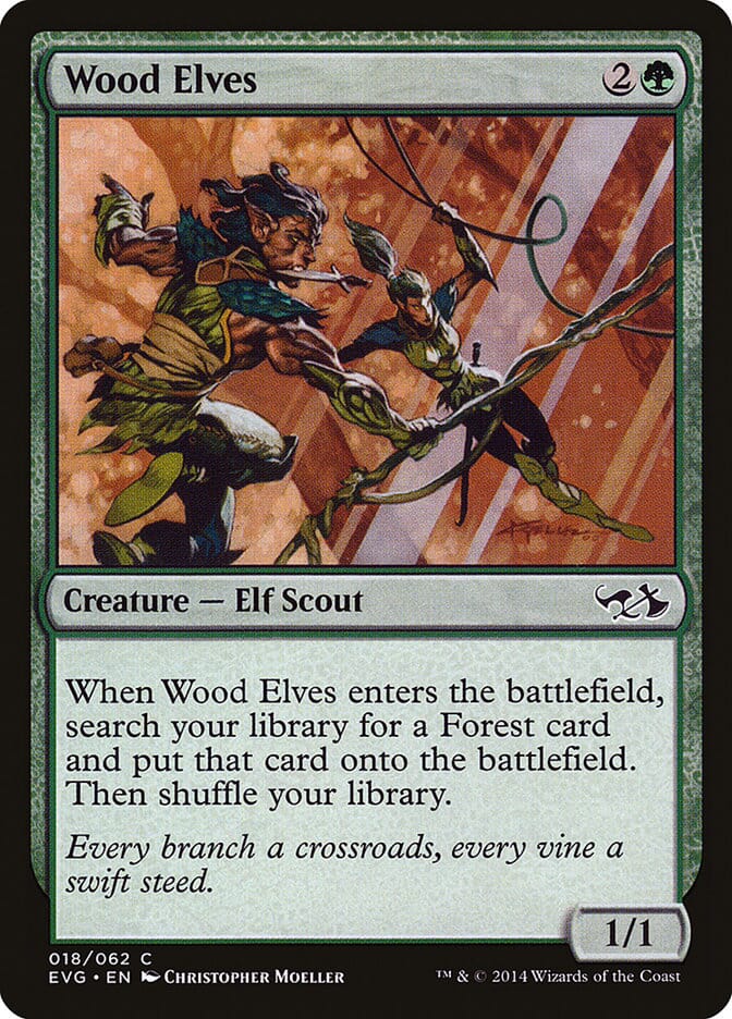 Wood Elves (Elves vs. Goblins) [Duel Decks Anthology] MTG Single Magic: The Gathering  | Multizone: Comics And Games
