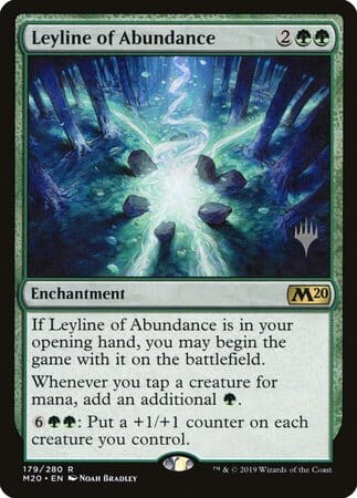 Leyline of Abundance [Core Set 2020 Promos] MTG Single Magic: The Gathering  | Multizone: Comics And Games