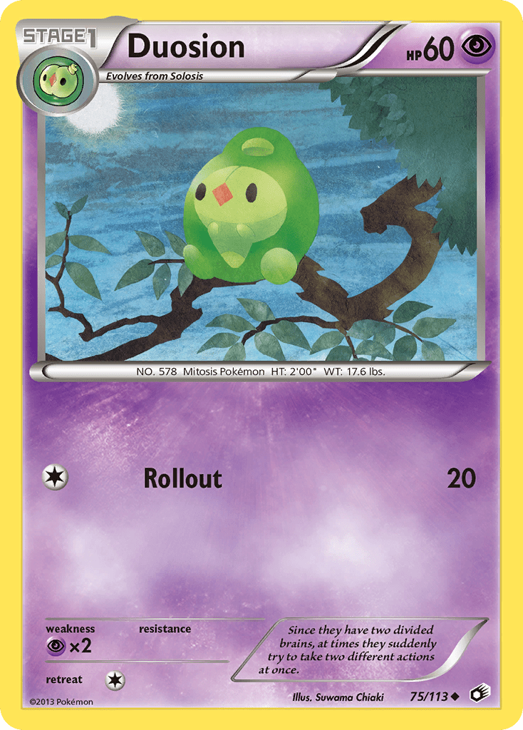 Duosion (75/113) [Black & White: Legendary Treasures] Pokemon Single Pokémon  | Multizone: Comics And Games