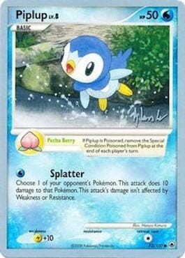 Piplup LV.8 (72/100) (Empotech - Dylan Lefavour) [World Championships 2008] Pokemon Single Pokémon  | Multizone: Comics And Games