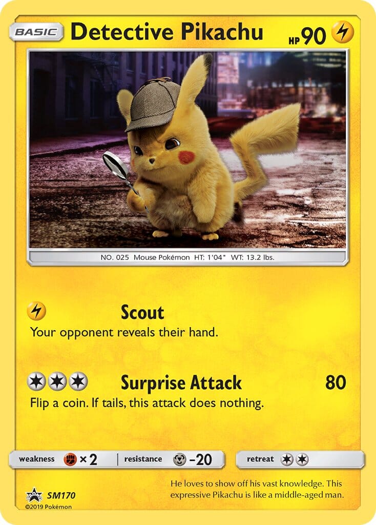 Detective Pikachu (SM170) [Sun & Moon: Black Star Promos] Pokemon Single Pokémon  | Multizone: Comics And Games