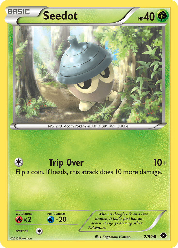 Seedot (2/99) [Black & White: Next Destinies] Pokemon Single Pokémon  | Multizone: Comics And Games