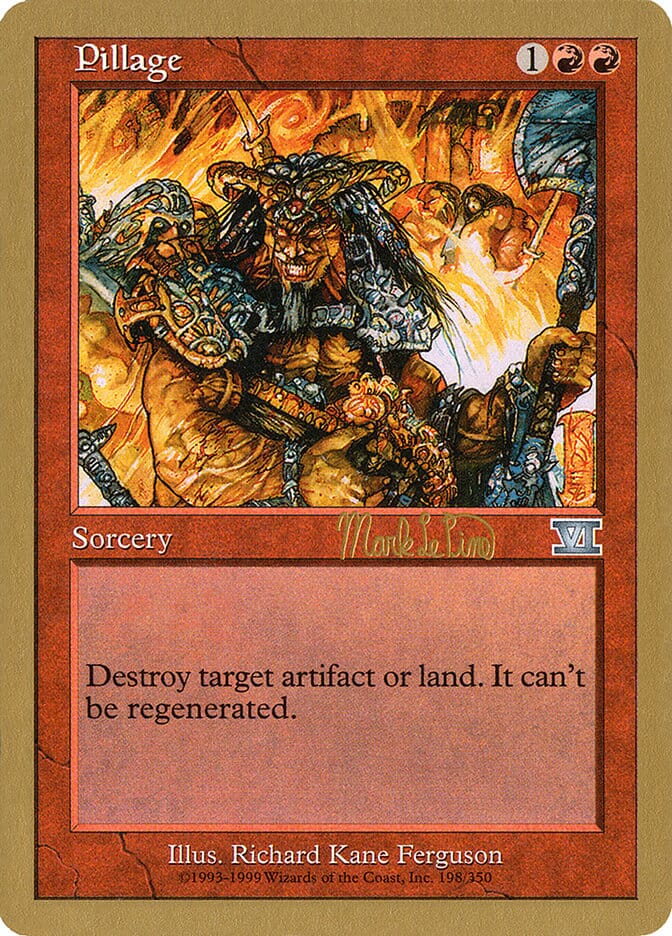 Pillage (Mark Le Pine) [World Championship Decks 1999] MTG Single Magic: The Gathering  | Multizone: Comics And Games