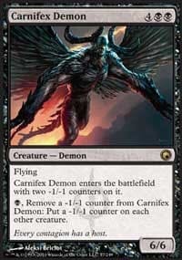 Carnifex Demon [Scars of Mirrodin] MTG Single Magic: The Gathering  | Multizone: Comics And Games