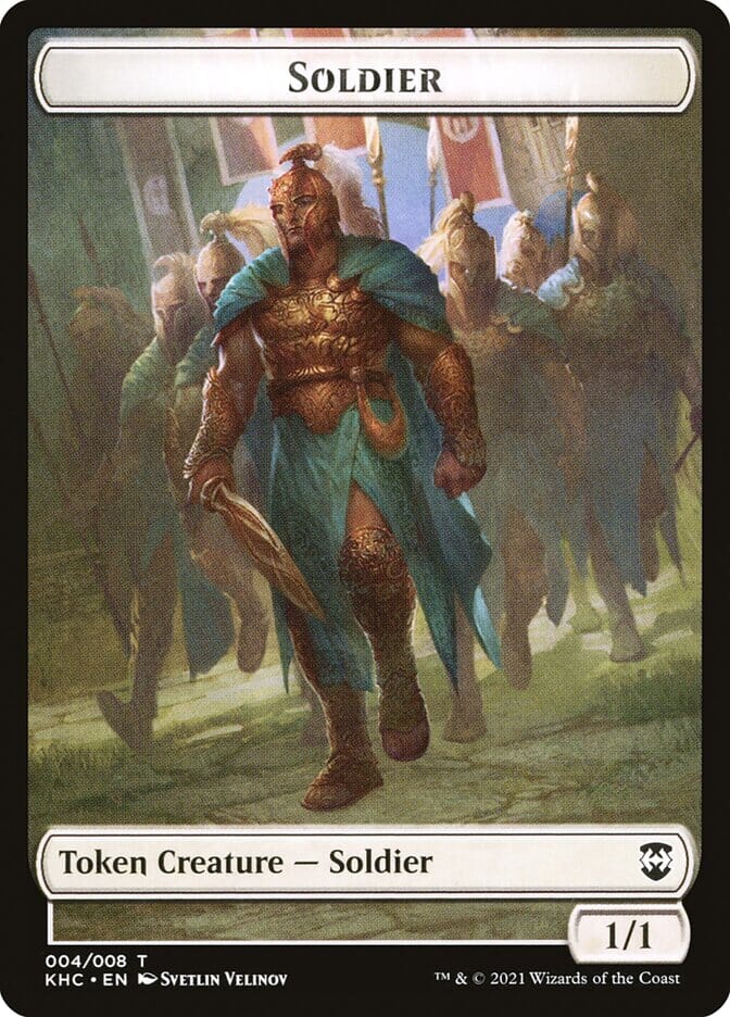 Bird (005) // Soldier Double-sided Token [Kaldheim Commander Tokens] MTG Single Magic: The Gathering  | Multizone: Comics And Games