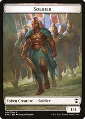 Bird (005) // Soldier Double-sided Token [Kaldheim Commander Tokens] MTG Single Magic: The Gathering  | Multizone: Comics And Games