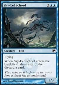Sky-Eel School [Scars of Mirrodin] MTG Single Magic: The Gathering  | Multizone: Comics And Games