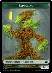 Saproling // Bird Illusion Double-Sided Token [Ravnica Remastered Tokens] MTG Single Magic: The Gathering  | Multizone: Comics And Games