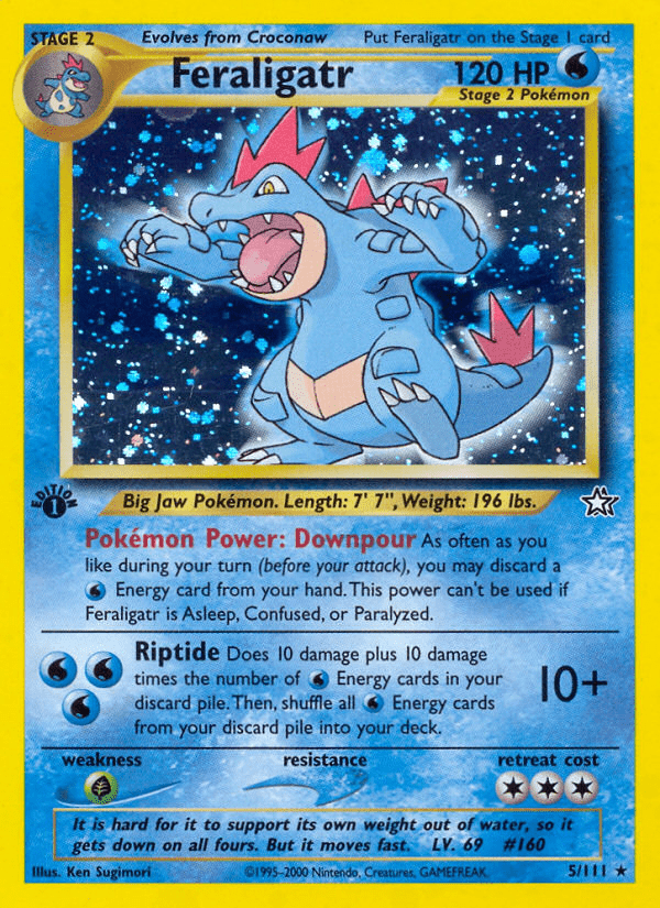 Feraligatr (5/111) [Neo Genesis 1st Edition] Pokemon Single Pokémon  | Multizone: Comics And Games