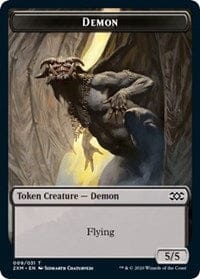 Demon // Marit Lage Double-sided Token [Double Masters Tokens] MTG Single Magic: The Gathering  | Multizone: Comics And Games