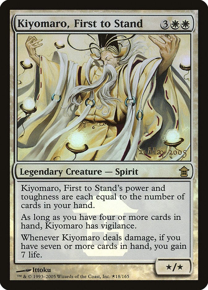 Kiyomaro, First to Stand [Saviors of Kamigawa Promos] MTG Single Magic: The Gathering  | Multizone: Comics And Games