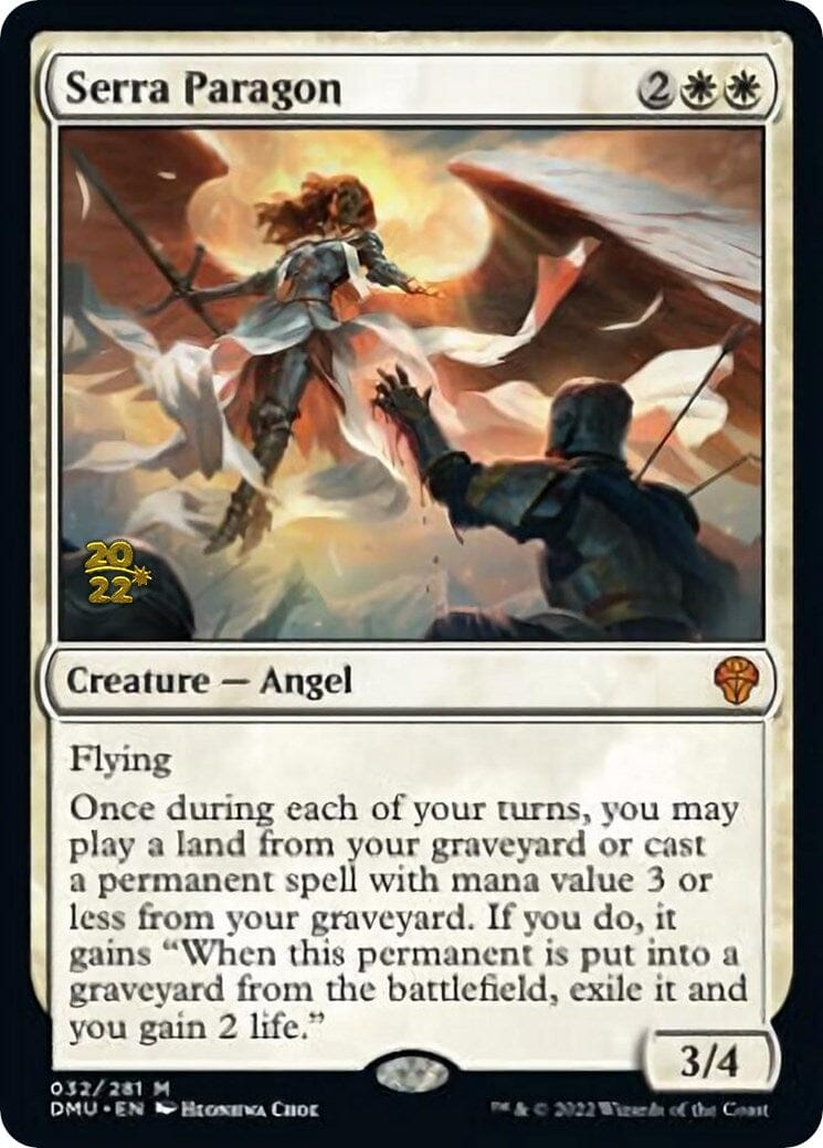 Serra Paragon [Dominaria United Prerelease Promos] MTG Single Magic: The Gathering  | Multizone: Comics And Games