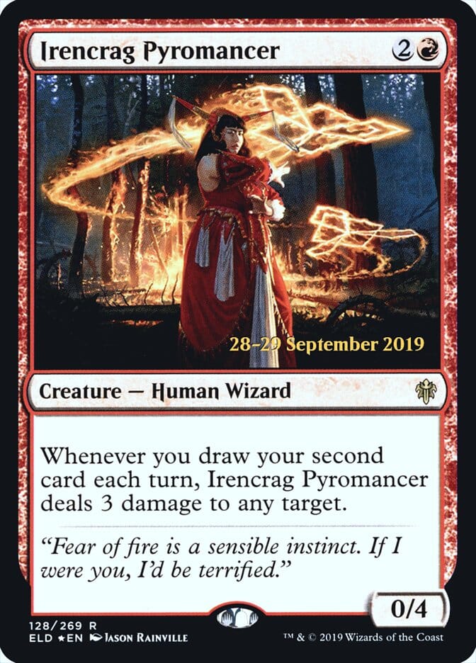 Irencrag Pyromancer [Throne of Eldraine Prerelease Promos] MTG Single Magic: The Gathering  | Multizone: Comics And Games