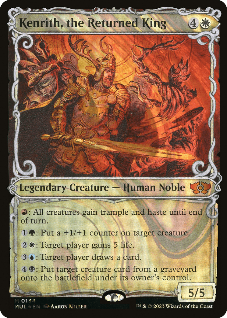 Kenrith, the Returned King (Halo Foil) [Multiverse Legends] MTG Single Magic: The Gathering  | Multizone: Comics And Games