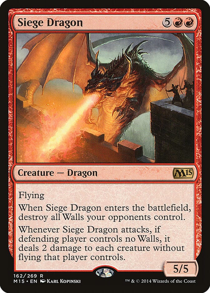 Siege Dragon [Magic 2015] MTG Single Magic: The Gathering  | Multizone: Comics And Games