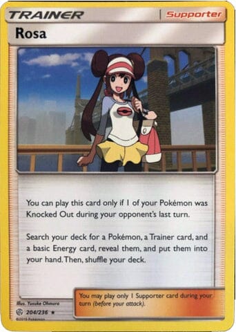 Rosa (204/236) (Build & Battle Box Exclusive) [Sun & Moon: Cosmic Eclipse] Pokemon Single Pokémon  | Multizone: Comics And Games