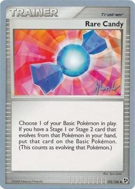 Rare Candy (102/106) (Empotech - Dylan Lefavour) [World Championships 2008] Pokemon Single Pokémon  | Multizone: Comics And Games