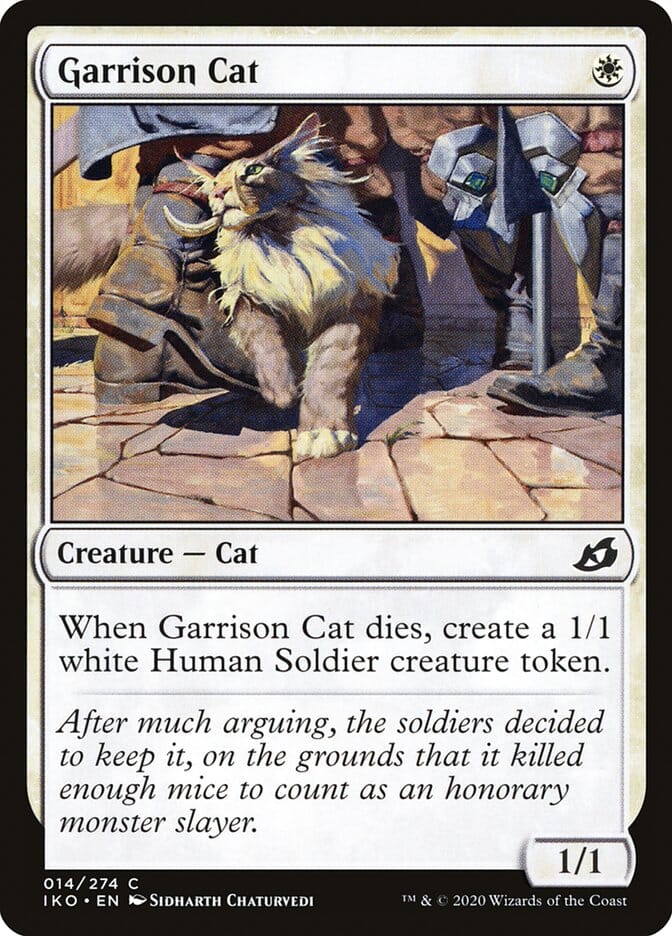 Garrison Cat [Ikoria: Lair of Behemoths] MTG Single Magic: The Gathering  | Multizone: Comics And Games
