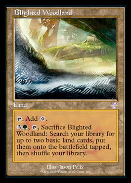 Blighted Woodland (Timeshifted) [Time Spiral Remastered] MTG Single Magic: The Gathering  | Multizone: Comics And Games