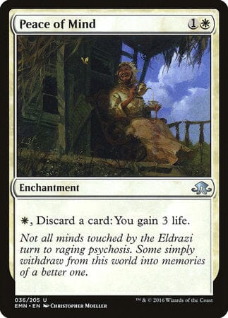 Peace of Mind [Eldritch Moon] MTG Single Magic: The Gathering  | Multizone: Comics And Games