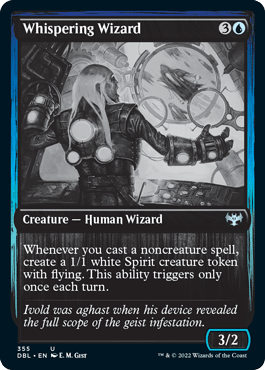 Whispering Wizard [Innistrad: Double Feature] MTG Single Magic: The Gathering  | Multizone: Comics And Games