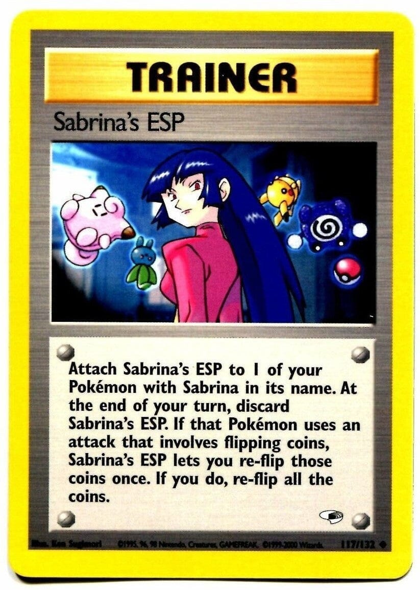 Sabrina's ESP (117/132) [Gym Heroes Unlimited] Pokemon Single Pokémon  | Multizone: Comics And Games