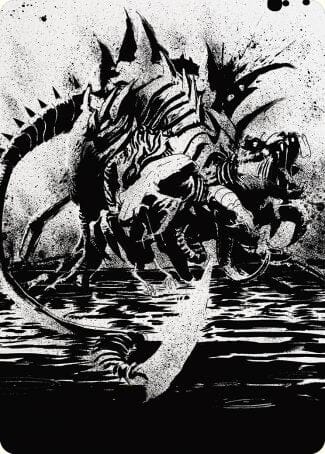 Karumonix, the Rat King Art Card [Phyrexia: All Will Be One Art Series] MTG Single Magic: The Gathering  | Multizone: Comics And Games