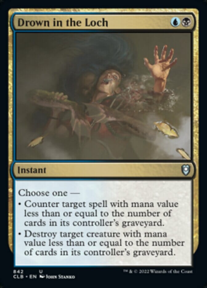 Drown in the Loch [Commander Legends: Battle for Baldur's Gate] MTG Single Magic: The Gathering  | Multizone: Comics And Games