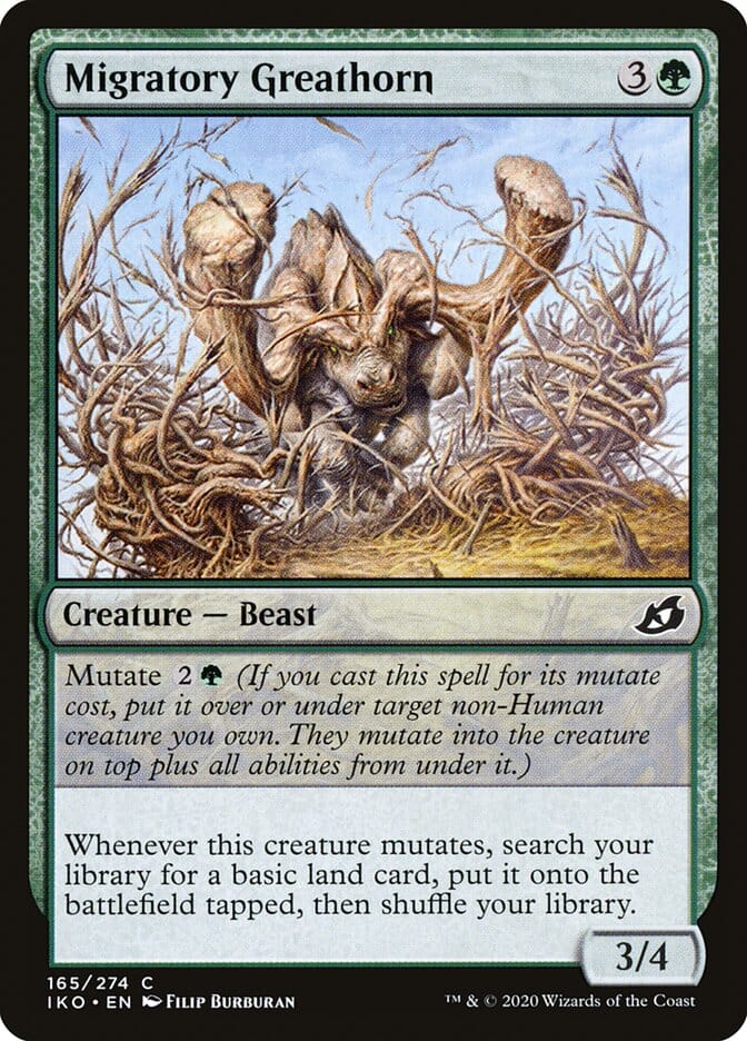 Migratory Greathorn [Ikoria: Lair of Behemoths] MTG Single Magic: The Gathering  | Multizone: Comics And Games