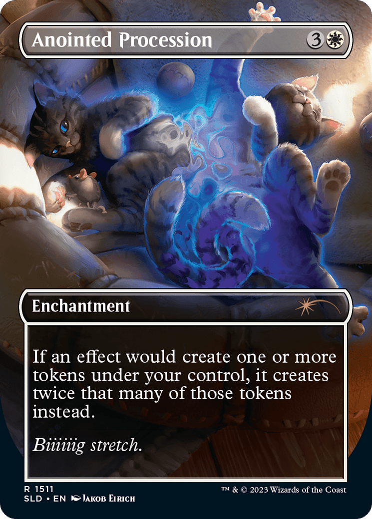 Anointed Procession // Anointed Procession [Secret Lair Commander Deck: Raining Cats and Dogs] MTG Single Magic: The Gathering  | Multizone: Comics And Games