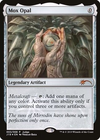 Mox Opal [Judge Gift Cards 2019] MTG Single Magic: The Gathering  | Multizone: Comics And Games