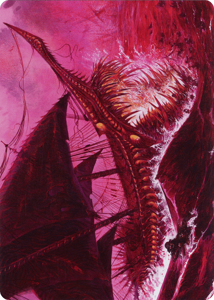 Marauding Dreadship Art Card [March of the Machine Art Series] MTG Single Magic: The Gathering  | Multizone: Comics And Games
