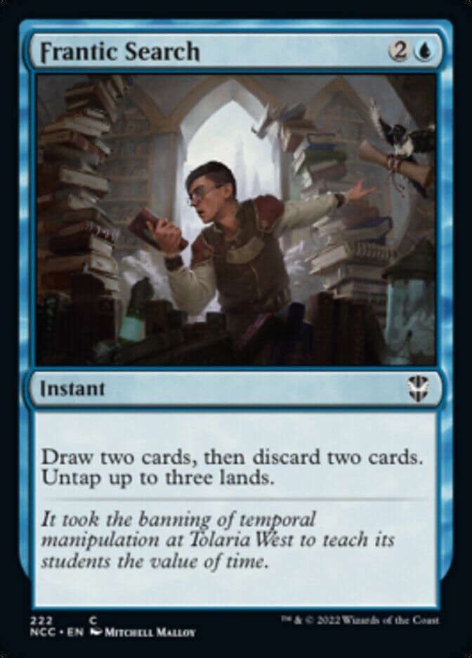 Frantic Search [Streets of New Capenna Commander] MTG Single Magic: The Gathering  | Multizone: Comics And Games
