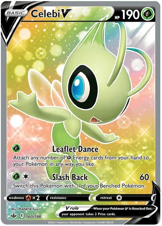 Celebi V (160/198) [Sword & Shield: Chilling Reign] Pokemon Single Pokémon  | Multizone: Comics And Games