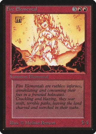 Fire Elemental [Limited Edition Beta] MTG Single Magic: The Gathering  | Multizone: Comics And Games
