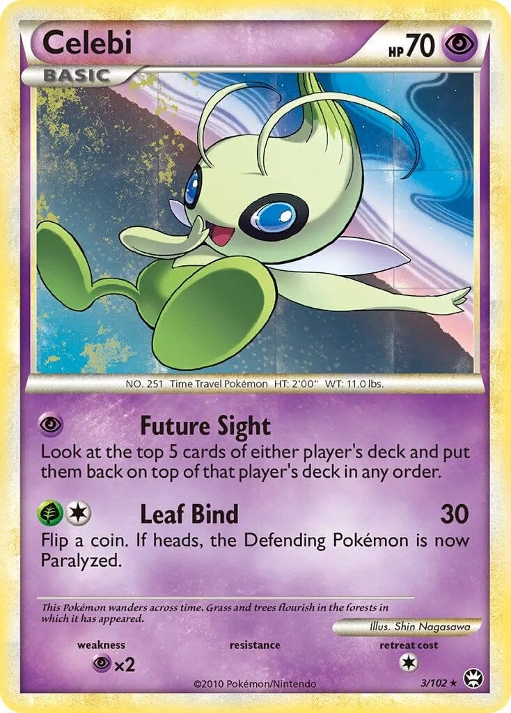 Celebi (3/102) (Movie Exclusive) [HeartGold & SoulSilver: Triumphant] Pokemon Single Pokémon  | Multizone: Comics And Games