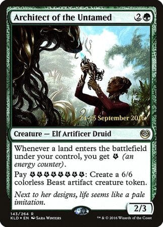 Architect of the Untamed [Kaladesh Promos] MTG Single Magic: The Gathering  | Multizone: Comics And Games